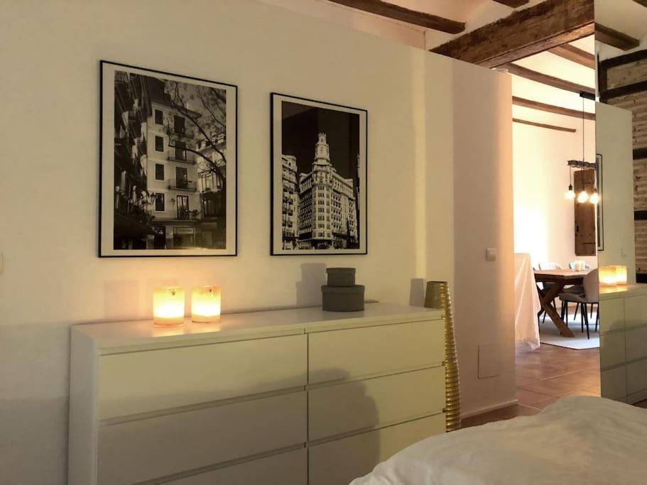 Loft Con Estilo Y Terraza En Centro Historico Apartman Valencia Kültér fotó