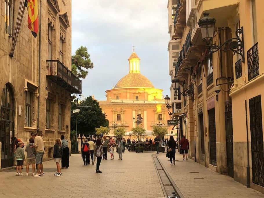 Loft Con Estilo Y Terraza En Centro Historico Apartman Valencia Kültér fotó